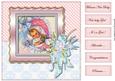 Card Topper New Baby Girl Adorable -