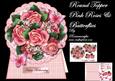 Mini Kit Round Topper Pink Roses & Butterflies