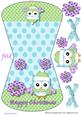 Wobble Card Cute Christmas Owl