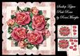 Scallop Topper Pink Roses