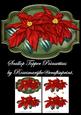 Scallop Topper Poinsettias