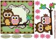 Quick Card Cute Owls