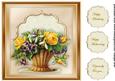 Vintage Flower Basket Topper 4