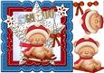 Scallop Topper Christmas Bear