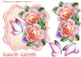 Scallop Topper Spring Roses & Butterflies