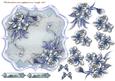 Scallop Topper Winter Flowers & Lace