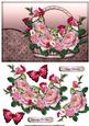 Basket with Roses 2