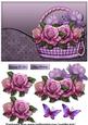 Basket with Roses 3