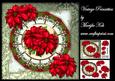 Vintage Poinsettias Mini Kit