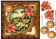 Vintage Christmas Winter Scene Topper 2