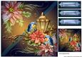 Classic Christmas Lantern & Birds Topper & Tags