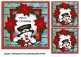 Happy Christmas Snowman Topper & Tags