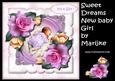 Sweet Dreams New Baby Girl