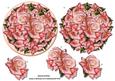 Round Topper Pink Edwardian Roses