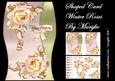 Shaped Card Winter Roses