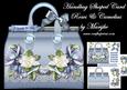 Handbag Shaped Card Roses & Camelias Mini Kit