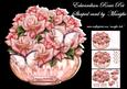 Edwardian Roses Pot Shaped Card Mini Kit