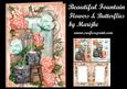 Beautiful Fountain, Flowers & Butterflies Mini Kit