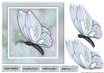 Beautiful Butterfly in Vintage Bleu