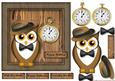 Male Card Wise Owl