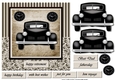 Male card Vintage Car