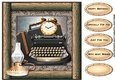 Male card Topper Typewrither