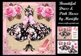 Beautiful Drss & Pink Vintage Roses Mini Kit