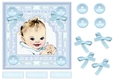 New baby Boy In fancy Frame