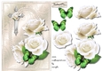 Elegant pearls and White Roses Sympathy