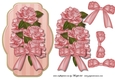 Pink Vintage Roses panel