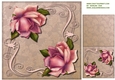 Swirls and Blush Roses Topper