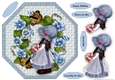 Octagon Topper Bonnet Girl