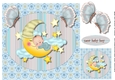 Cute new baby Boy On The Moon