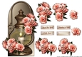 Classic  Candle & Vintage Roses
