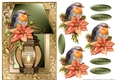 Classic Lamp & Winter Bird