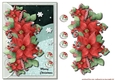 Christmas Poinsettias Quick Card