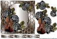 Male card Music & Black Roses