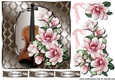 Music & Pink Magnolia Blossoms