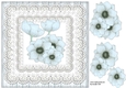 Anemones & lace Topper