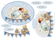 New baby Boy Oval Topper Quick Card