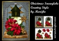 Christmas Snowglobe Country Style Mini Kit