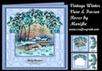Vintage Winter View & Frozen Roses Mini Kit Christmas