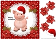 Cute Piggy happy Christmas