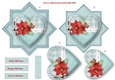 Star Card Topper Christmas heart