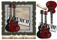 Life Is Music Scallop Topper