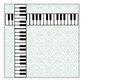 A Musical Christmas card topper INSERT