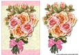 Bouquet   Glowing  Roses Card Topper