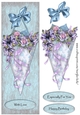 Large DL Card Vintage Handkerchief 2