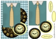 Male card Shirt & Tie Vintage