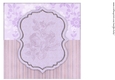 Elegant Hat & Roses Insert